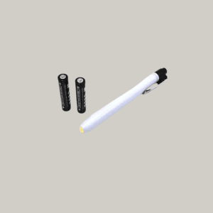 Premium Aluminum Medical Examination Pen | Yellow Light Diagnostic Penlight LED Otoscope