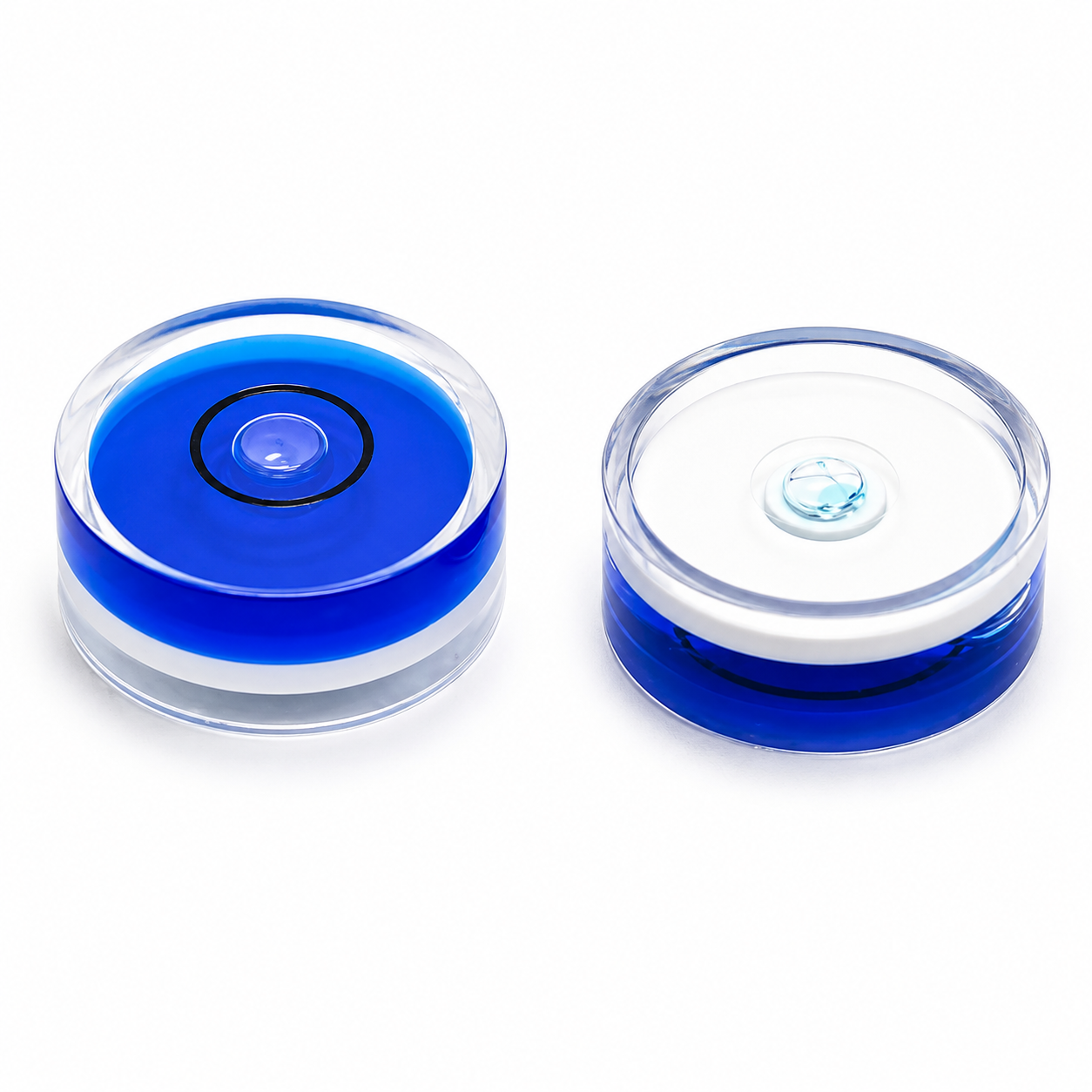 Premium Blue Circular Bubble Spirit Level Premium Circular Bubble Spirit Level Tool