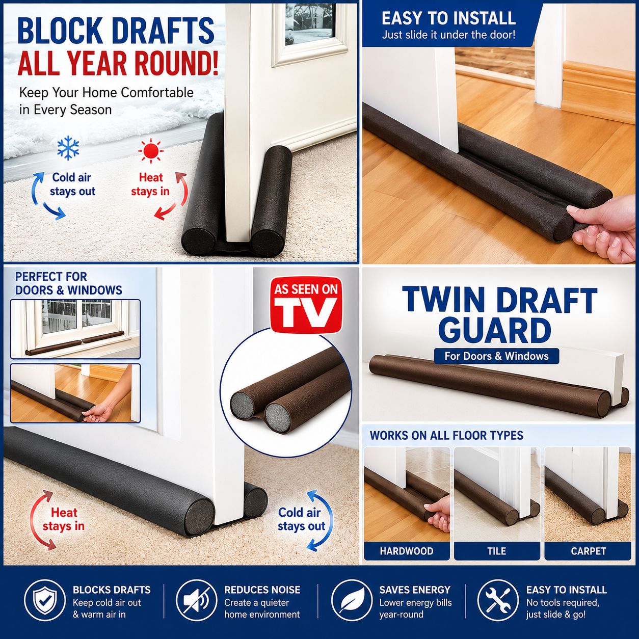 Special Door Dust Stopper Insect Under Bottom Seal Protector Twin Guard For Door and Window