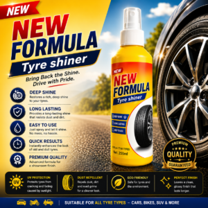 Advanced Formula New Formula Tyre Shiner 250ML Long Lasting Shine