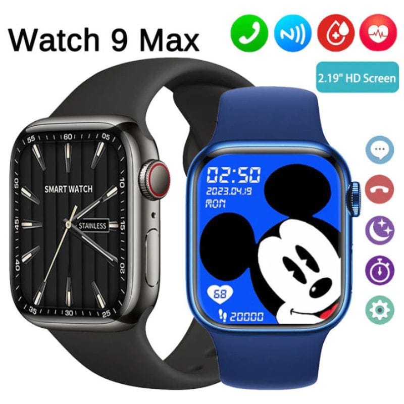 Ultimate Watch 9 Max Smart Watch Men Women Series 8 Bluetooth Call NFC Wireless Charging Smartwatch