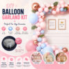 Ultimate Balloon Arch Strip Tape Decoration Kit Holds 200 Balloons Party Balloon Garland Chain Decoration Accessory