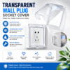 Waterproof Wall Socket Cover Double Wall Socket Cover Durable Protective Electrical Outlet Cover for Indoor & Outdoor Use