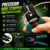 Professional CT-1107 Capillary Tube Cutter Tool & Wire Stripper Flaring Tool, Precision Capillary Scissors for HVAC & Repair Work