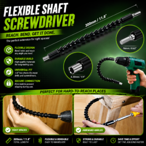 Ultimate Drill Flexible shaft extension screw driver Connection Hose Universal Extension