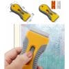 Ultimate Small Rubber Removal Scraper Glass Car Film Tool Cleaning Glass UV Rubber Shovel