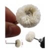 3.0 handle wool wheel amber polishing handle grinding head Jewelry
