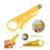 Ultimate yellow Mini wire cable Stripper Plier Cutter peeler UTP STP Cable Telephone Wire