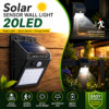 Ultimate 20LED Solar Human Body Induction Outdoor Lamp Torch Light Wall Light PIR Sensor