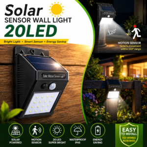 Ultimate 20LED Solar Human Body Induction Outdoor Lamp Torch Light Wall Light PIR Sensor