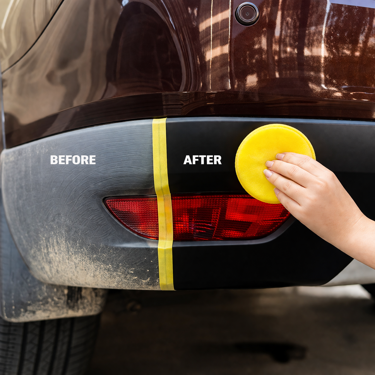 Powerful New Formula Plastic Restorer Restore Shine & Protect Faded Plastic Surfaces