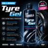 Long Lasting Tyre Shine Gel Tire Shine & Protection Formula for Deep Gloss Finish