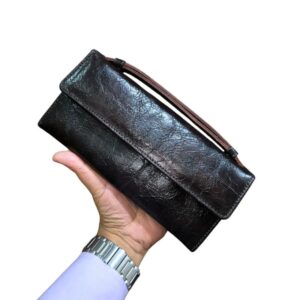 Original Leather Clutch with Belt