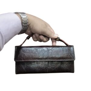 Original Leather Clutch with Belt