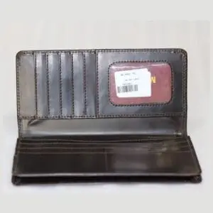 Genuine Leather Long Coat Wallet